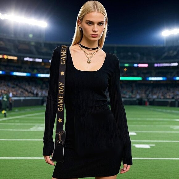 Game Day Clear Purse with Adjustable Strap – Perfect for Stadium Events - Picture 2 of 8